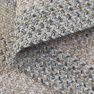 Safavieh Braided BRD321B Beige / Light Grey Area Rug Fold