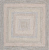 Safavieh Braided BRD321B Beige / Light Grey Area Rug Square