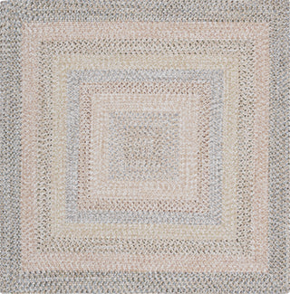 Safavieh Braided BRD321B Beige / Light Grey Area Rug Square