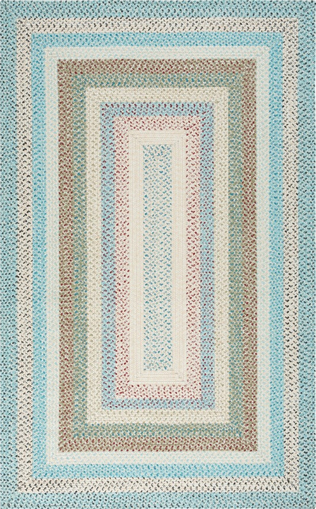Safavieh Braided BRD322B Beige / Light Blue Machine Washable Area Rug main image