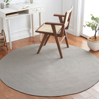 Safavieh Braided BRD402F Grey Area Rug Room Scene