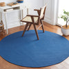 Safavieh Braided BRD402L Blue Area Rug Room Scene