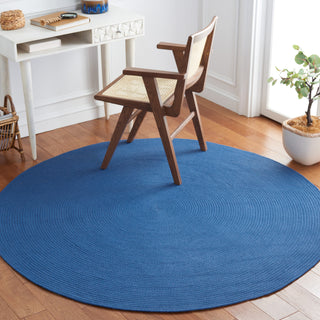 Safavieh Braided BRD402L Blue Area Rug Room Scene