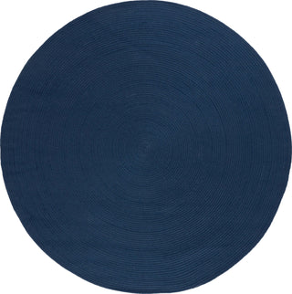 Safavieh Braided BRD402N Navy Area Rug Round