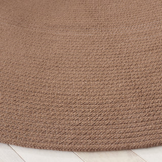 Safavieh Braided BRD402T Brown Area Rug Edge