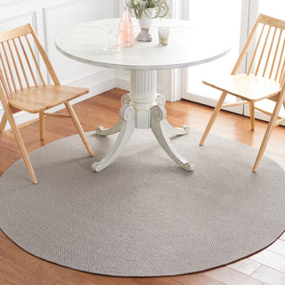 Safavieh Braided BRD403F Grey / Ivory Area Rug Room Scene