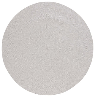 Safavieh Braided BRD403F Grey / Ivory Area Rug Round