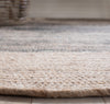 Safavieh Braided BRD904B Beige / Black Area Rug Detail
