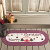 Safavieh Braided Posters BRP102Q Ivory / Burgundy Red Area Rug Room Scene