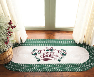 Safavieh Braided Posters BRP107Y Ivory / Green Area Rug main image