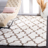 Safavieh Barcelona Shag BSG319 Ivory / Silver Area Rug Room Scene Feature