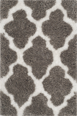 Safavieh Barcelona Shag BSG319 Silver / Ivory Area Rug main image