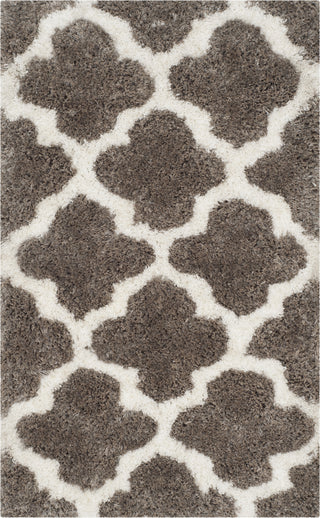 Safavieh Barcelona Shag BSG319 Silver / Ivory Area Rug Runner