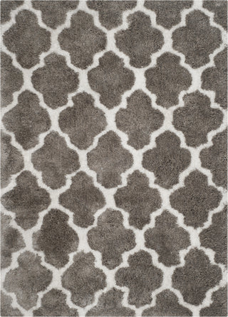 Safavieh Barcelona Shag BSG319 Silver / Ivory Area Rug Main