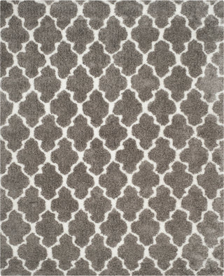 Safavieh Barcelona Shag BSG319 Silver / Ivory Area Rug Main