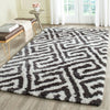 Safavieh Barcelona Shag BSG323 Graphite / Ivory Area Rug