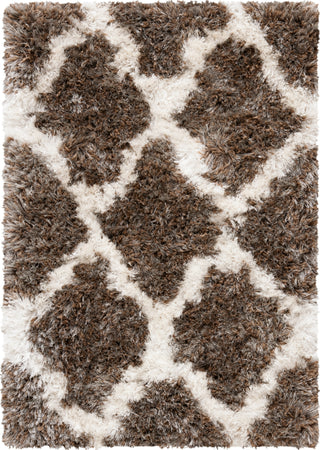 Safavieh Barcelona Shag BSGB319 Silver / Ivory Area Rug