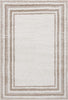 Safavieh Border and Stripe Shag BSP251 Ivory / Beige Area Rug