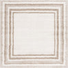 Safavieh Border and Stripe Shag BSP251 Ivory / Beige Area Rug