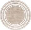 Safavieh Border and Stripe Shag BSP251 Beige / Ivory Area Rug