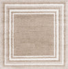 Safavieh Border and Stripe Shag BSP251 Beige / Ivory Area Rug