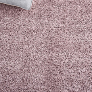 Safavieh Border and Stripe Shag BSP251 Pink / Ivory Area Rug