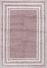 Safavieh Border and Stripe Shag BSP251 Pink / Ivory Area Rug