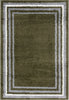 Safavieh Border and Stripe Shag BSP251 Green Area Rug