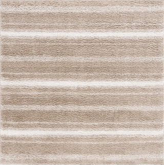 Safavieh Border and Stripe Shag BSP252 Beige / Ivory Area Rug