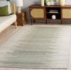 Safavieh Cabo CAB354B Beige / Green Area Rug Room Scene Feature
