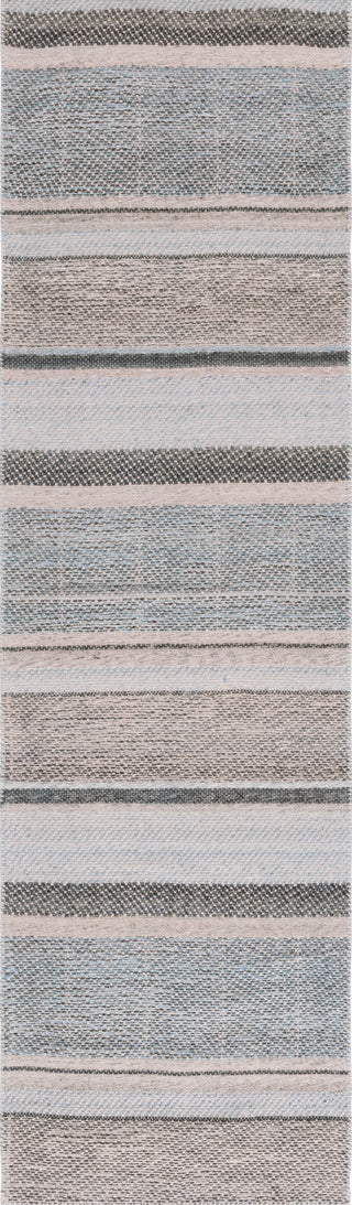 Safavieh Cabo CAB370Z Black / Light Blue Area Rug Runner