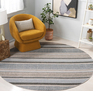Safavieh Cabo CAB370Z Black / Light Blue Area Rug Room Scene Feature