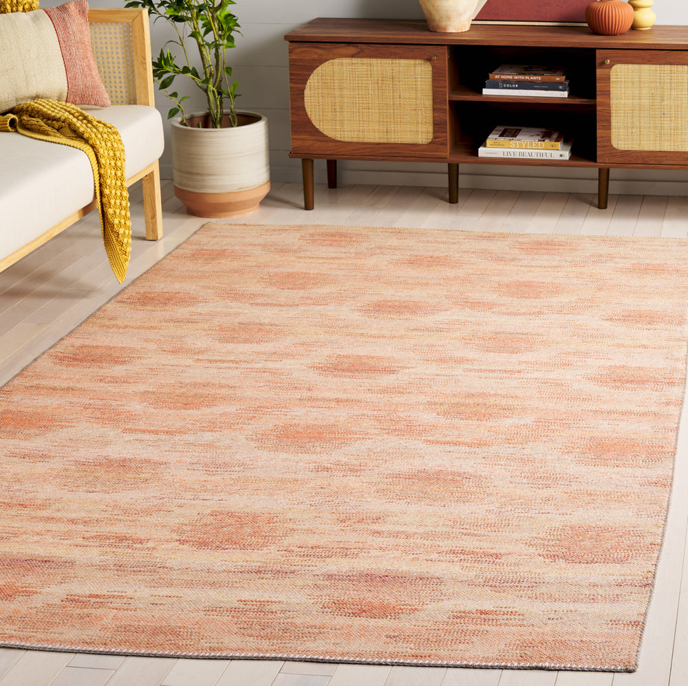 Safavieh Cabo CAB373Q Red / Beige Area Rug Room Scene Feature