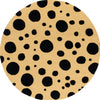 Safavieh Cambridge CAM147D Gold / Black Area Rug Round