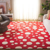 Safavieh Cambridge CAM147Q Red / Ivory Area Rug Room Scene Feature