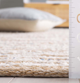 Safavieh Cape Cod CAP151L Natural / Light Blue Area Rug Detail