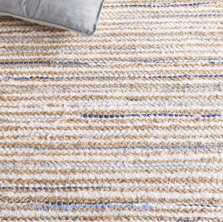 Safavieh Cape Cod CAP151L Natural / Light Blue Area Rug Detail