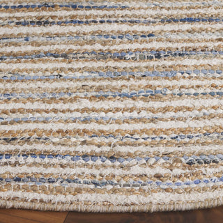 Safavieh Cape Cod CAP151L Natural / Light Blue Area Rug Detail