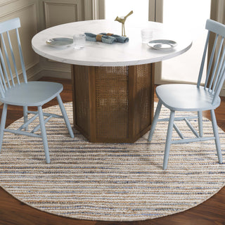 Safavieh Cape Cod CAP151L Natural / Light Blue Area Rug Room Scene