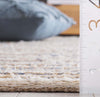 Safavieh Cape Cod CAP151M Natural / Blue Area Rug Detail