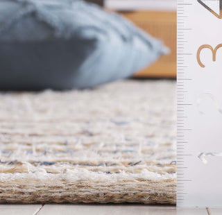 Safavieh Cape Cod CAP151M Natural / Blue Area Rug Detail