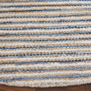 Safavieh Cape Cod CAP151M Natural / Blue Area Rug Detail
