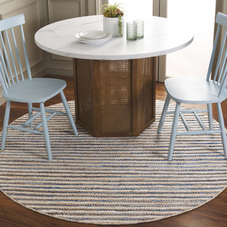 Safavieh Cape Cod CAP151M Natural / Blue Area Rug Room Scene