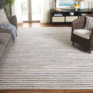 Safavieh Cape Cod CAP151M Natural / Blue Area Rug Room Scene Feature