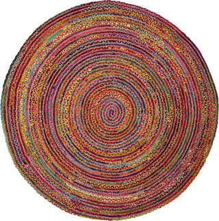 Safavieh Cape Cod CAP202A Red / Multi Area Rug Round