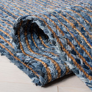 Safavieh Cape Cod CAP202M Blue / Natural Area Rug Detail