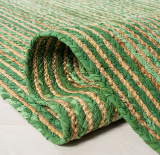 Safavieh Cape Cod CAP202Y Green / Natural Area Rug Detail