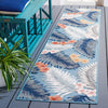 Safavieh Cabana CBN451J Aqua / Ivory Area Rug Room Scene Feature