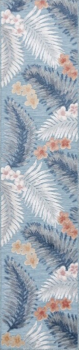 Safavieh Cabana CBN451J Aqua / Ivory Area Rug Runner