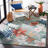 Safavieh Cabana CBN454Y Green / Rust Area Rug Room Scene